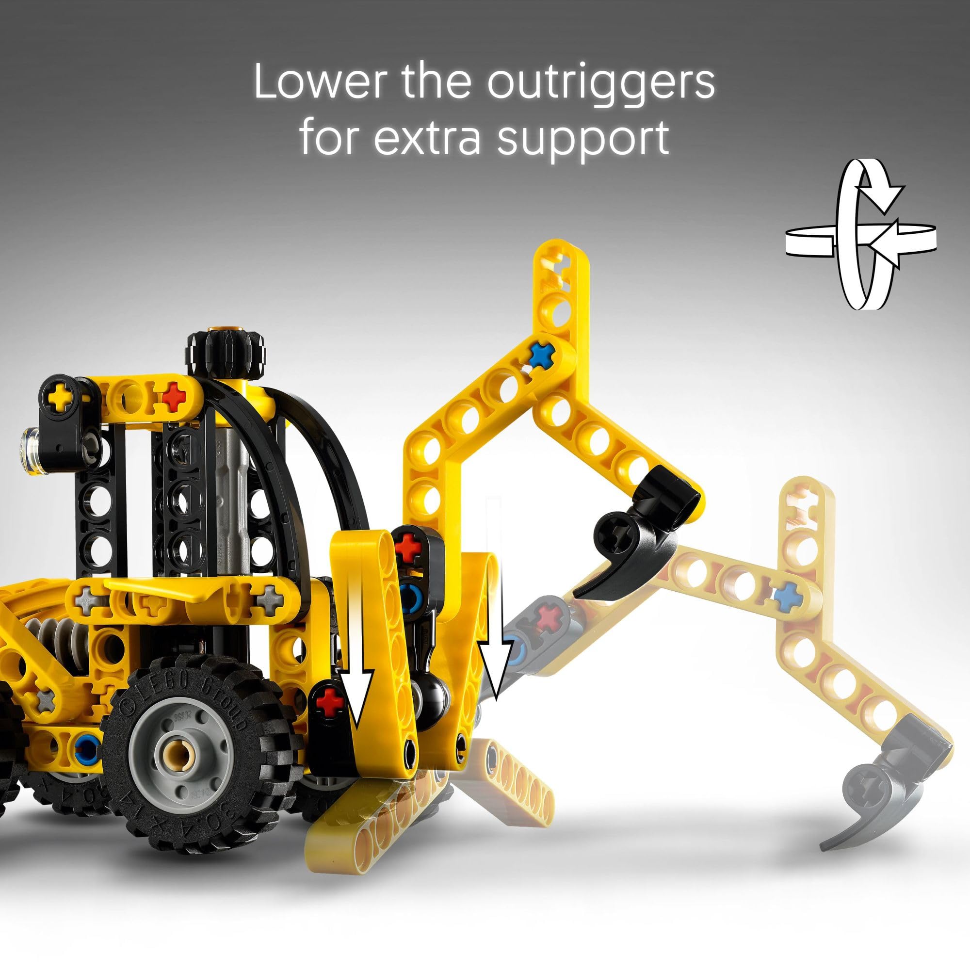 Amazon.com: LEGO Technic Backhoe Loader Construction Toy